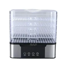 Déshydrateur Alimentaire Électrique RAF R.6801 - 350W - 5 Plateaux Réglables pour Fruits et Légumes