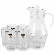 Ensemble de 6 verres 270 ml et 1 carafe à eau 1.6 l Luminarc – ARCOPAL Orient