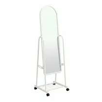Grand Miroir De Maquillage pour Dressing - Support sur Roue