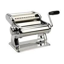 Machine à pâtes manuelle en acier inoxydable avec manivelle