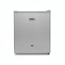 Réfrigérateur mini-bar Finix FXTT42S couleur argent face avant.