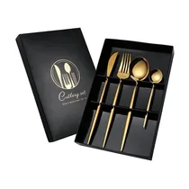 Ménagère 4 pièces en acier inoxydable