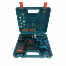 Coffret professionnel Makita perceuse-visseuse 36V avec double batterie et set d'accessoires complet.