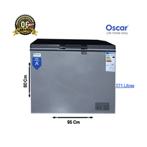Congélateur coffre Oscar OSC-480DF 271 litres vue extérieure