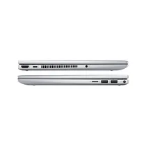Design premium du HP Envy x360 14-es1013dx ouvert à 360 degrés