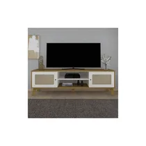 Meuble TV design moderne Artely Charlotte dans salon contemporain