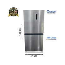 Réfrigérateur américain Oscar 466L double porte vue frontale