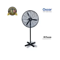 Ventilateur industriel Oscar 26 pouces vue de face