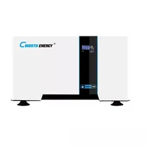 Batterie lithium 24V 200Ah CWORTH ENERGY vue de face boîtier robuste noir