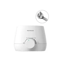 Zoom sur le bouton rotatif de sélection de température du chauffe-biberon