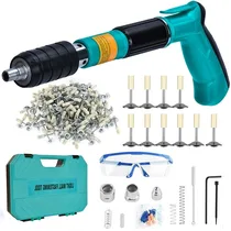 Kit complet cloueur EXCECAR avec mallette, lunettes et clous.