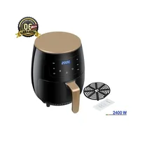 Friteuse à air sans huile 2400W design noir et cuivre