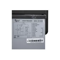 Vue ouverte du congélateur ROCH 200 litres classe A+