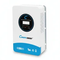 Borniers de connexion du régulateur solaire 120A pour câbles forte section.