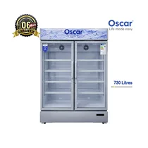 Réfrigérateur vitré Oscar 730L OSC-V950 vue de face