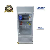 Mini réfrigérateur vitré Oscar 170L OSC-V250 vue de face