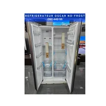 Image réelle de l'intérieur du réfrigérateur Oscar OSC-442-SS de 442 Litres