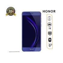 Smartphone HONOR 8 Lite bleu vue avant écran 5.2 pouces