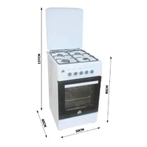 Cuisinière gaz compacte 50x60 pour cuisine maison