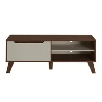 meuble télé lotus walnut salon moderne rangement tv