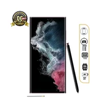 Samsung Galaxy S22 Ultra 5G face et dos noir