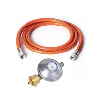 Régulateur de pression de gaz 50 mbar avec tuyau flexible renforcé