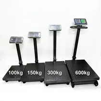 Balance industrielle 600 kg plateau métallique robuste