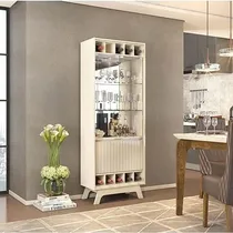 Bar à vin moderne V-20630 avec vitrine en verre