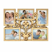 Décoration murale cadre multi photos famille style vintage