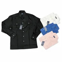 Chemise élégante Faconnable blanche manches longues avec poches