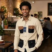 Chemise Faconnable Safari 4 poches