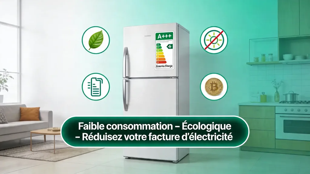 réfrigérateur économique en énergie pour la maison