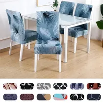 Housses de chaises extensibles Karry Home Textile lot de 6 salon moderne