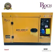 Groupe électrogène diesel silencieux ROCH RDG-6500-S3 8KW