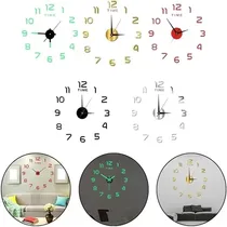 Installation horloge murale 3D autocollante facile