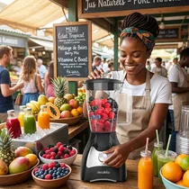 Blender Decakila noir KEJB043B en cuisine