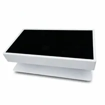 Table basse design avec éclairage LED RGB multicolore
