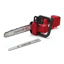 Mini tronçonneuse 2-en-1 avec guide-chaîne 10 et 12 pouces