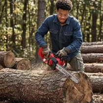 Tronçonneuse sans fil Milwaukee M18 rouge compacte