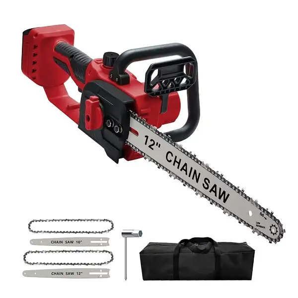 Tronçonneuse électrique portable avec batteries et accessoires