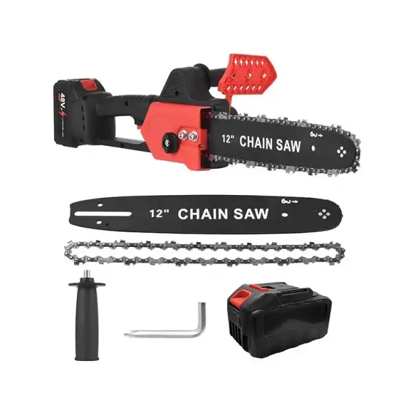 Accessoires tronçonneuse batterie chargeur clé