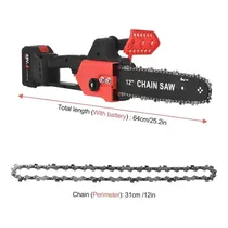 Détail chaîne tronçonneuse 12 pouces coupe bois