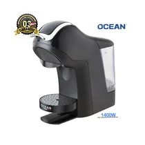 Cafetière multi-capsules OCEAN noire design moderne