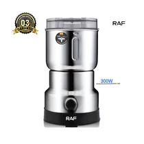 Moulin à café électrique RAF inox vue complète