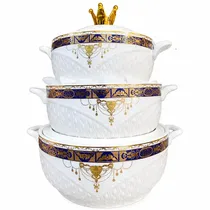 Ensemble de plats de service décoratifs pour réception