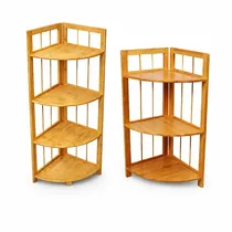 Détail structure bois étagère d’angle résistante humidité