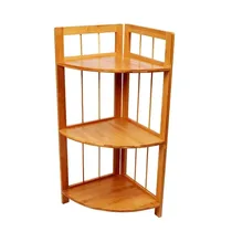 Étagère d’angle en bois 3 niveaux