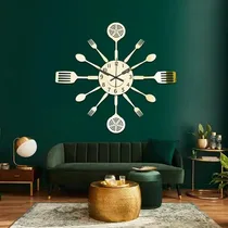 Horloge aluminium décorative vidaXL cuisine moderne