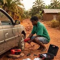 mallette kit dépannage voiture Cameroun