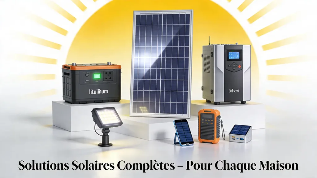 produits solaires pour usage domestique